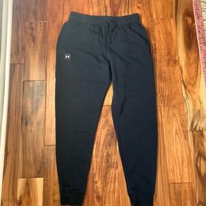 Under Armour Men’s Black Sweats Pants Sweatpants Size L Large EUC